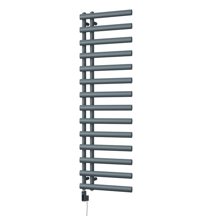 Elyan - Anthracite Electric Towel Rail H1592mm x W500mm 700w Thermostatic WIFI