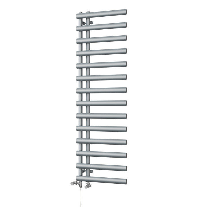 Elyan - Silver Dual Fuel Towel Rail H1592mm x W500mm Standard