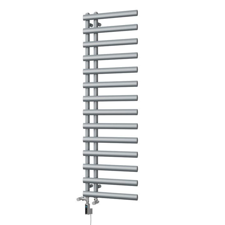 Elyan - Silver Dual Fuel Towel Rail H1592mm x W500mm Thermostatic WIFI