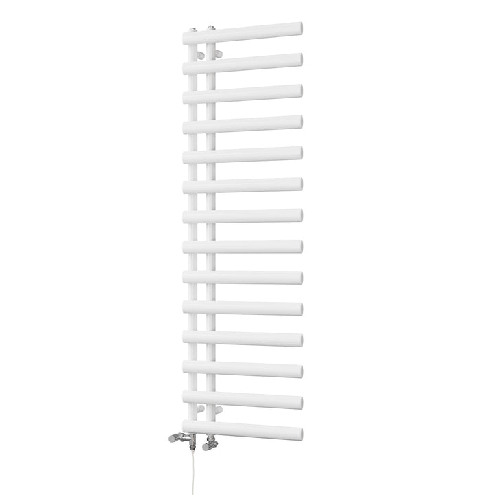 Elyan - White Dual Fuel Towel Rail H1592mm x W500mm Standard
