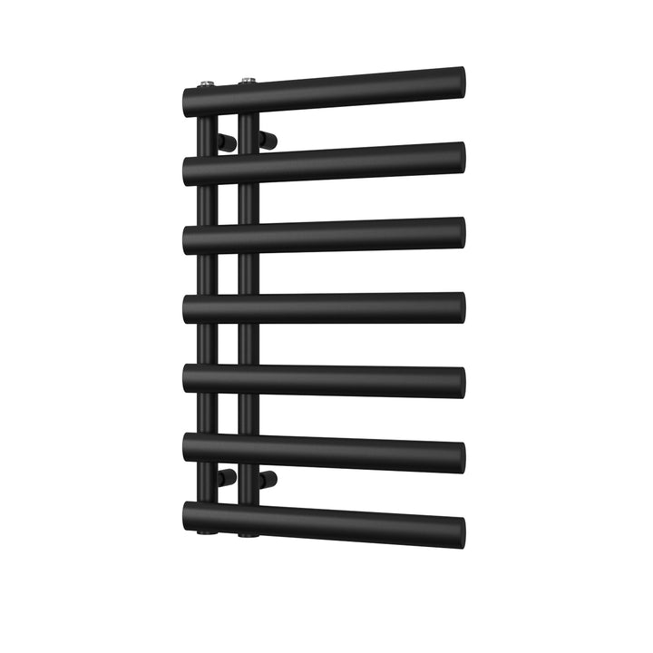 Elyan - Black Towel Radiator - H766mm x W500mm