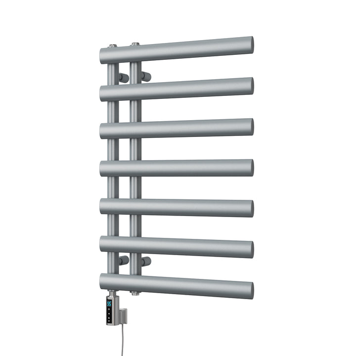 Elyan - Silver Electric Towel Rail H766mm x W500mm 300w Thermostatic WIFI