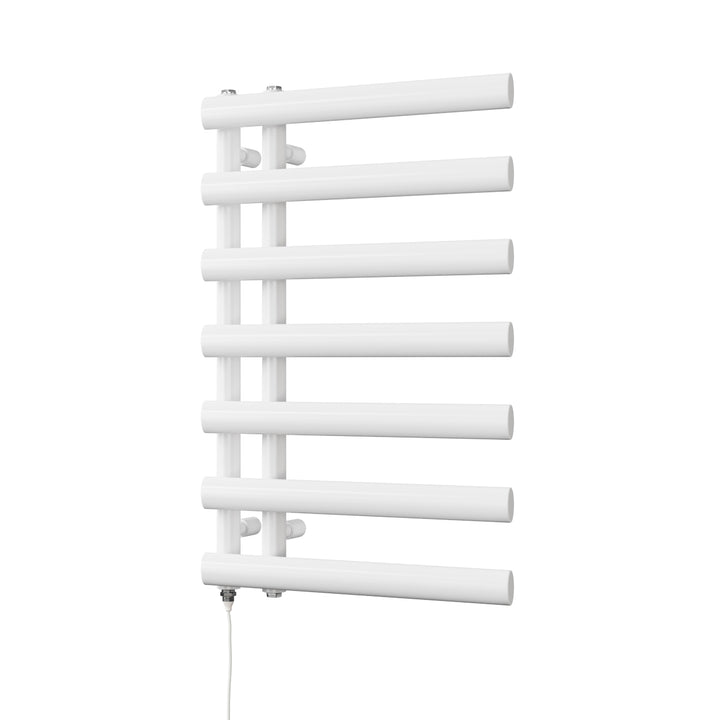 Elyan - White Electric Towel Rail H766mm x W500mm 300w Standard