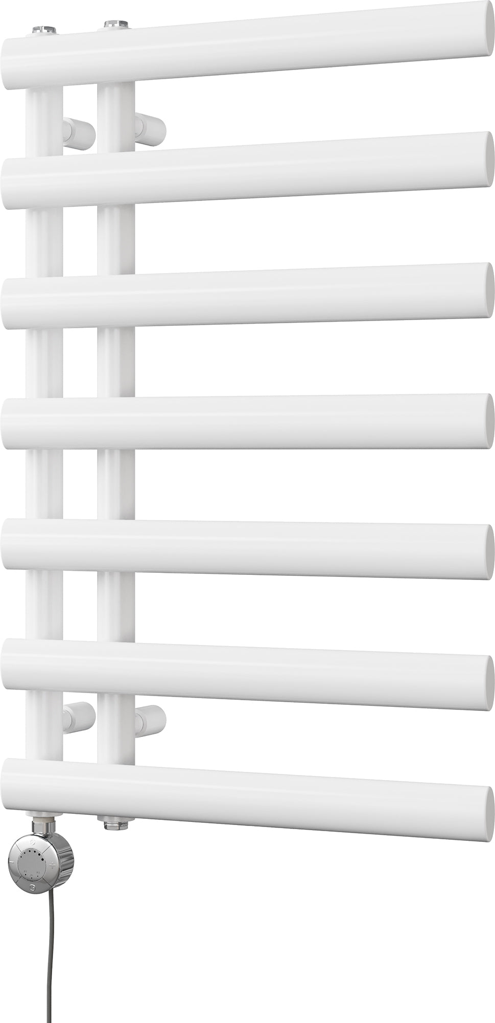 Elyan - White Electric Towel Rail H766mm x W500mm 300w Thermostatic