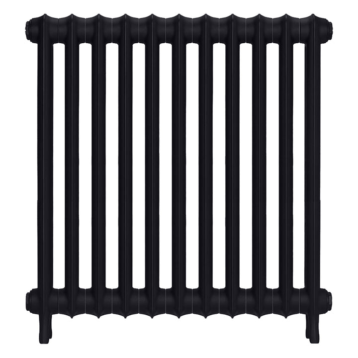 Emmeline I - Astral Grey Dark Cast Iron Column Radiator H807mm x W762mm 1 Column - Wall Hung