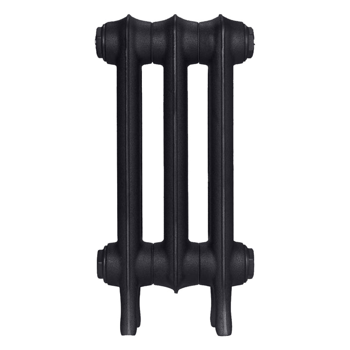 Emmeline I - Astral Grey Dark Cast Iron Column Radiator H407mm x W230mm 1 Column - Wall Hung