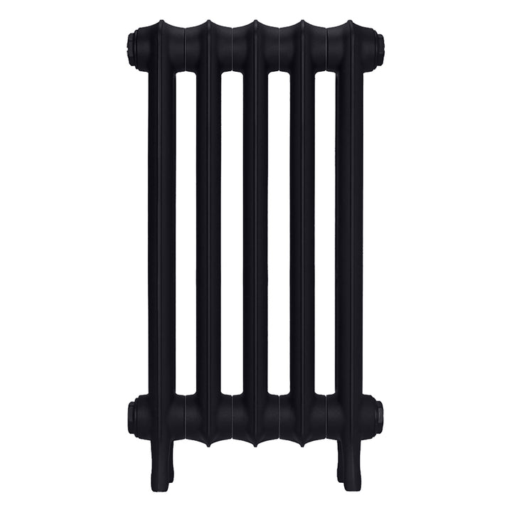 Emmeline I - Astral Grey Dark Cast Iron Column Radiator H607mm x W363mm 1 Column - Wall Hung