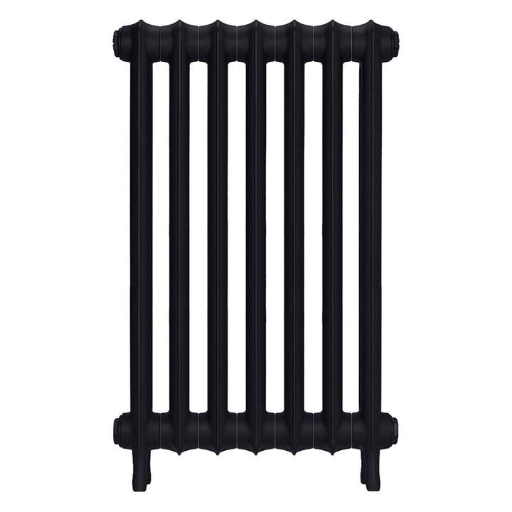 Emmeline I - Astral Grey Dark Cast Iron Column Radiator H807mm x W496mm 1 Column - Wall Hung