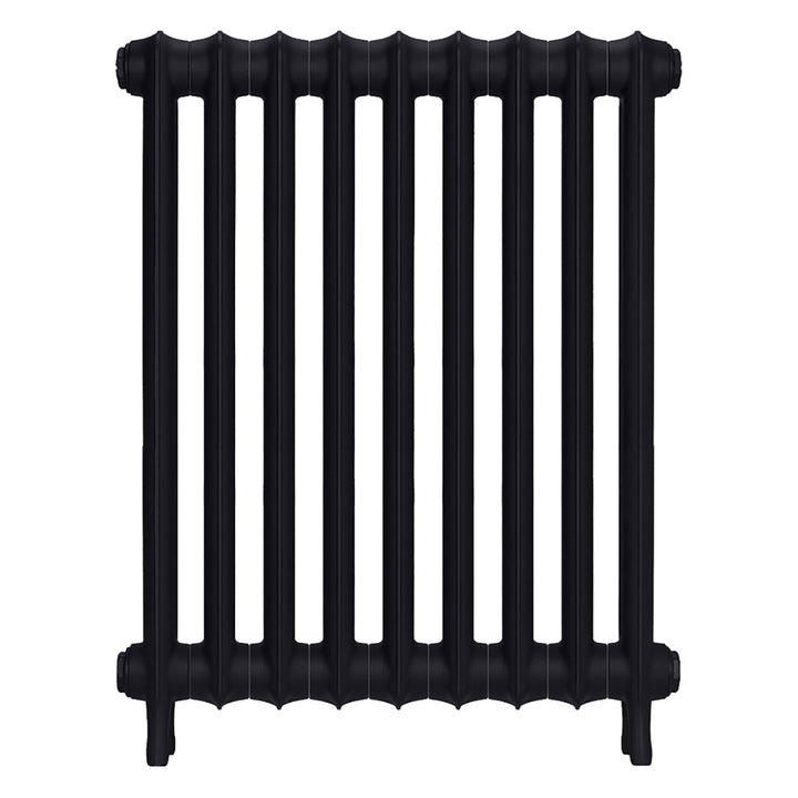 Emmeline I - Astral Grey Dark Cast Iron Column Radiator H807mm x W629mm 1 Column - Wall Hung
