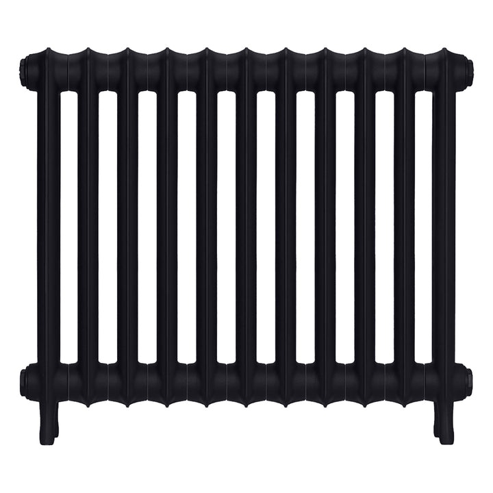 Emmeline II - Astral Grey Dark Cast Iron Column Radiator H613mm x W762mm 2 Column - Wall Hung