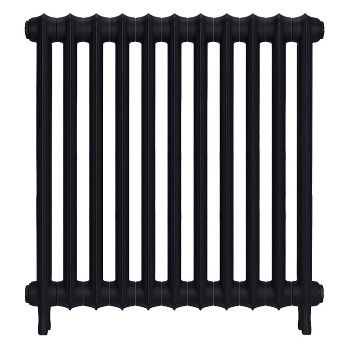 Emmeline II - Astral Grey Dark Cast Iron Column Radiator H813mm x W762mm 2 Column - Wall Hung