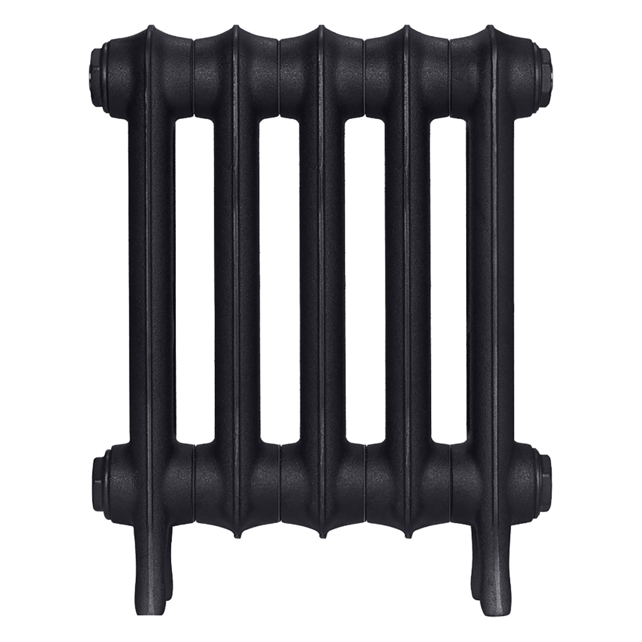 Emmeline II - Astral Grey Dark Cast Iron Column Radiator H413mm x W363mm 2 Column - Wall Hung