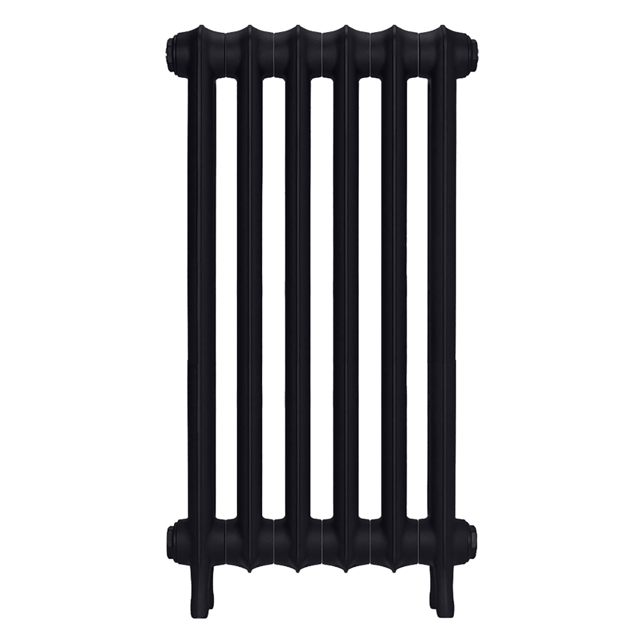 Emmeline II - Astral Grey Dark Cast Iron Column Radiator H813mm x W429mm 2 Column - Wall Hung