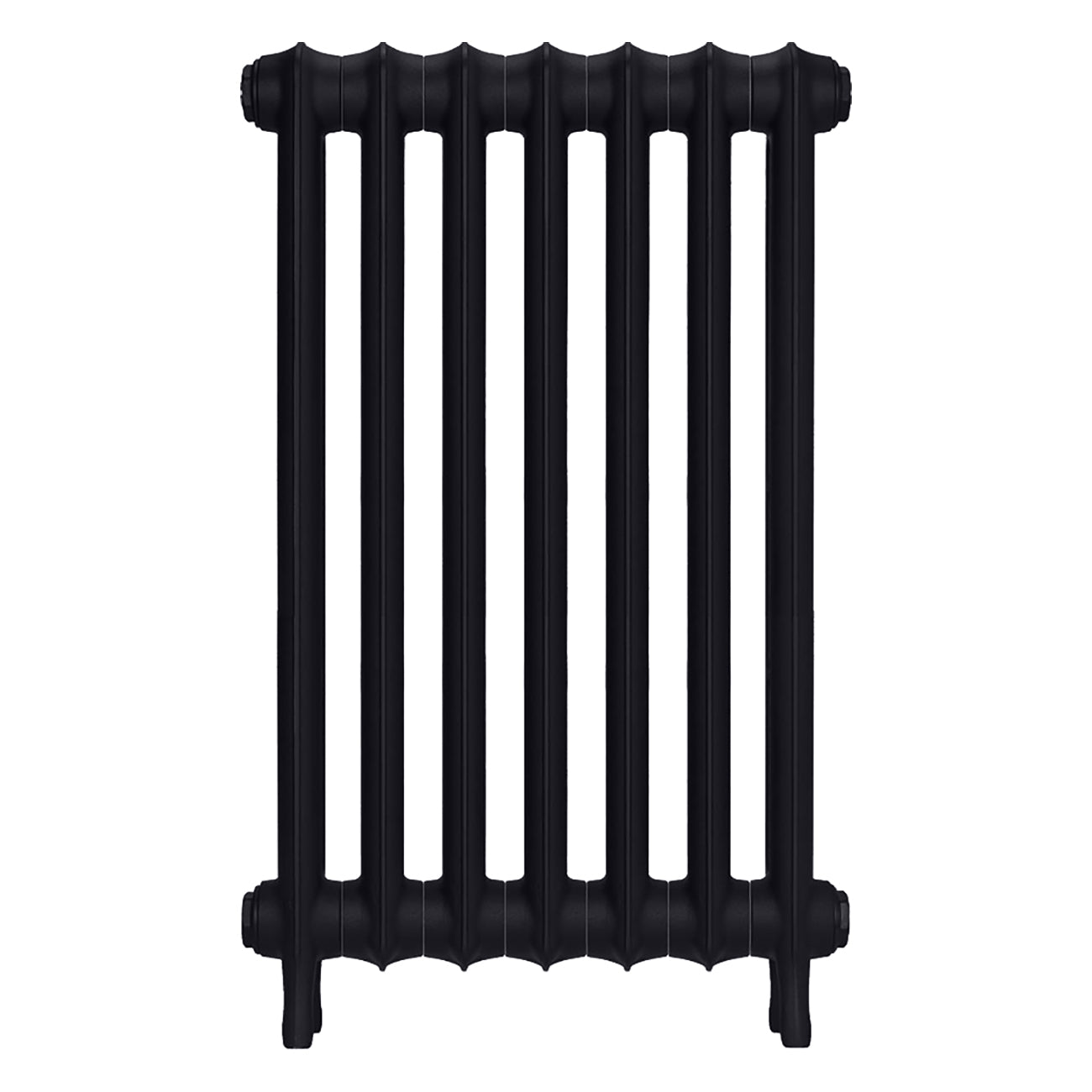 Emmeline II - Astral Grey Dark Cast Iron Column Radiator H813mm x W496mm 2 Column - Wall Hung