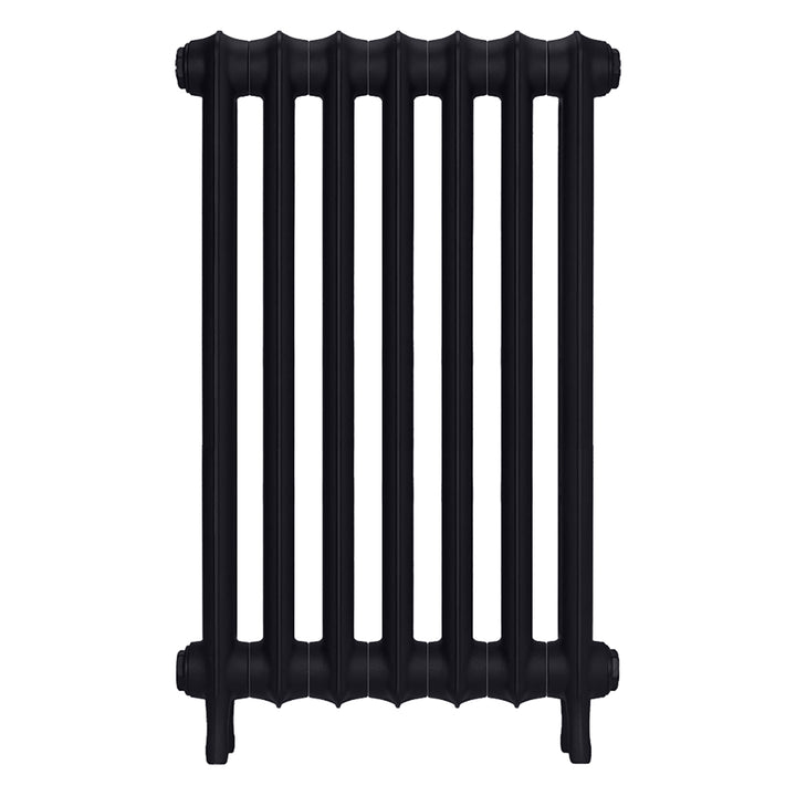 Emmeline II - Astral Grey Dark Cast Iron Column Radiator H813mm x W496mm 2 Column - Wall Hung
