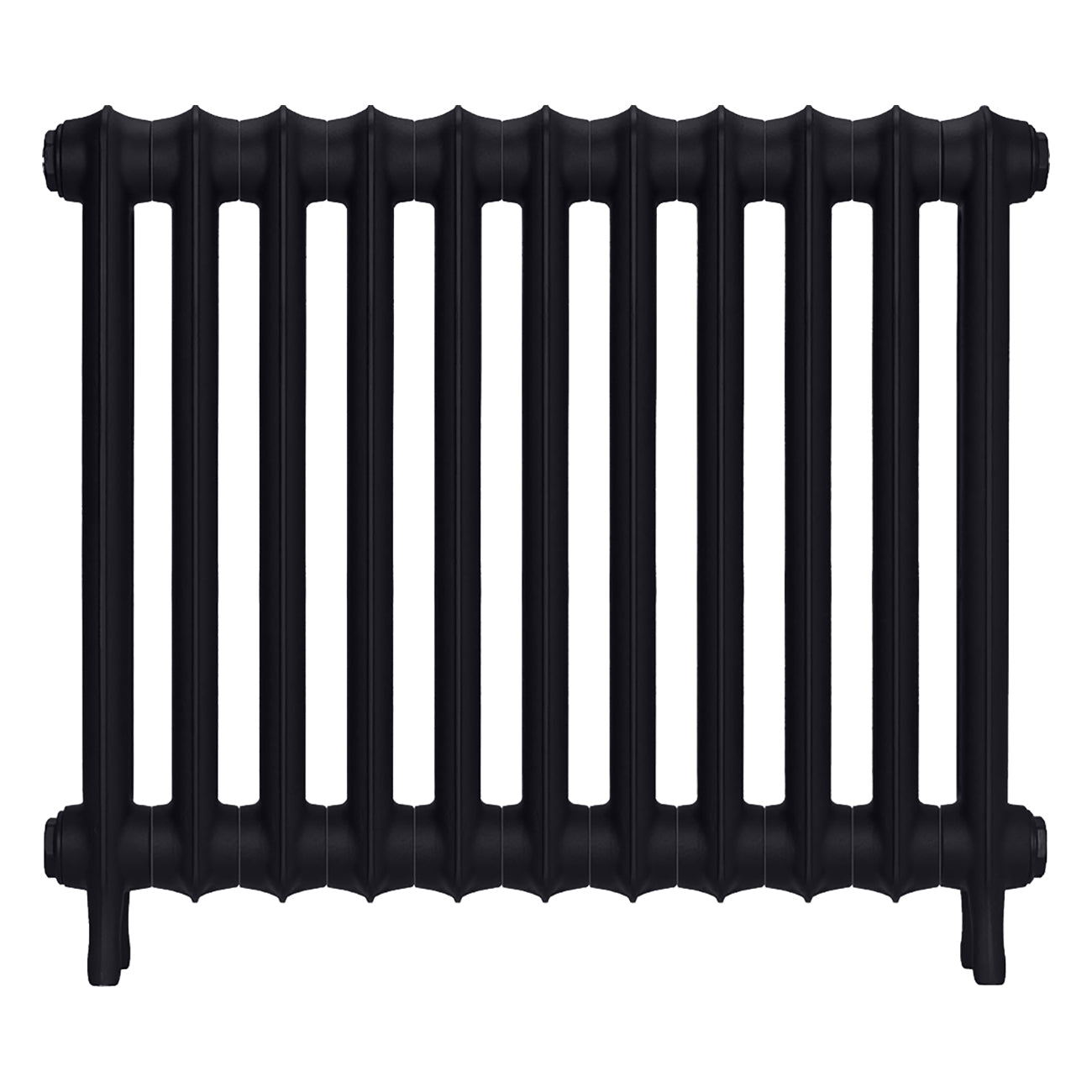 Emmeline III - Astral Grey Dark Cast Iron Column Radiator H616mm x W762mm 3 Column - Wall Hung