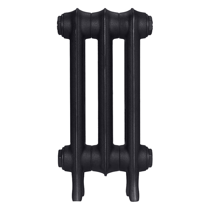 Emmeline III - Astral Grey Dark Cast Iron Column Radiator H416mm x W230mm 3 Column - Wall Hung