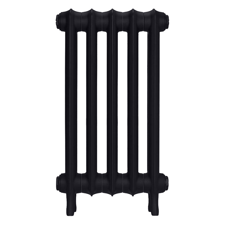 Emmeline III - Astral Grey Dark Cast Iron Column Radiator H616mm x W363mm 3 Column - Wall Hung