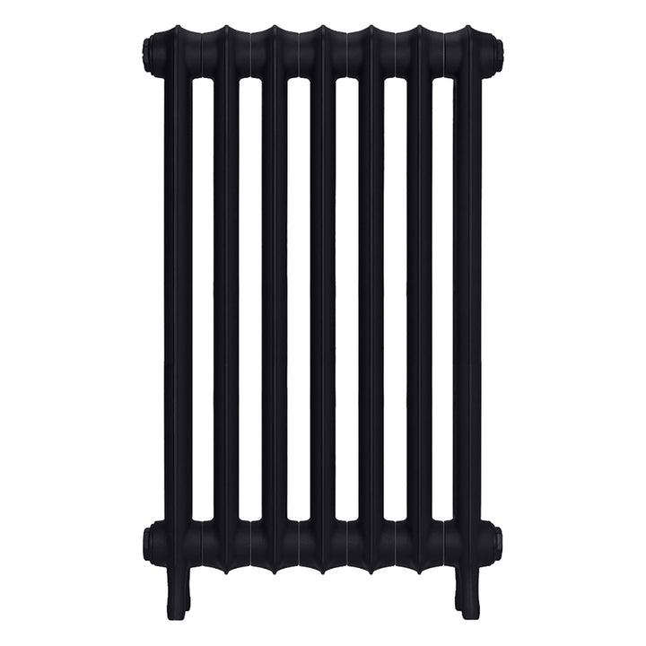 Emmeline III - Astral Grey Dark Cast Iron Column Radiator H816mm x W496mm 3 Column - Wall Hung