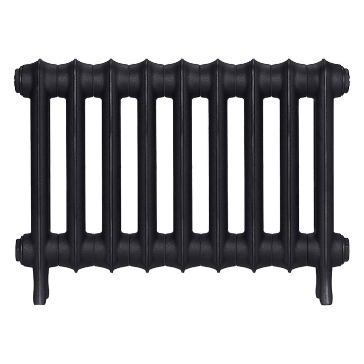 Emmeline III - Astral Grey Dark Cast Iron Column Radiator H416mm x W629mm 3 Column - Wall Hung