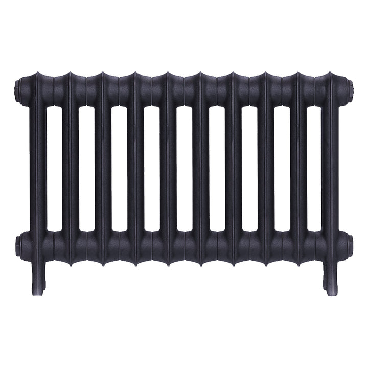 Emmeline I - Astral Grey Mid Cast Iron Column Radiator H407mm x W695mm 1 Column - Wall Hung