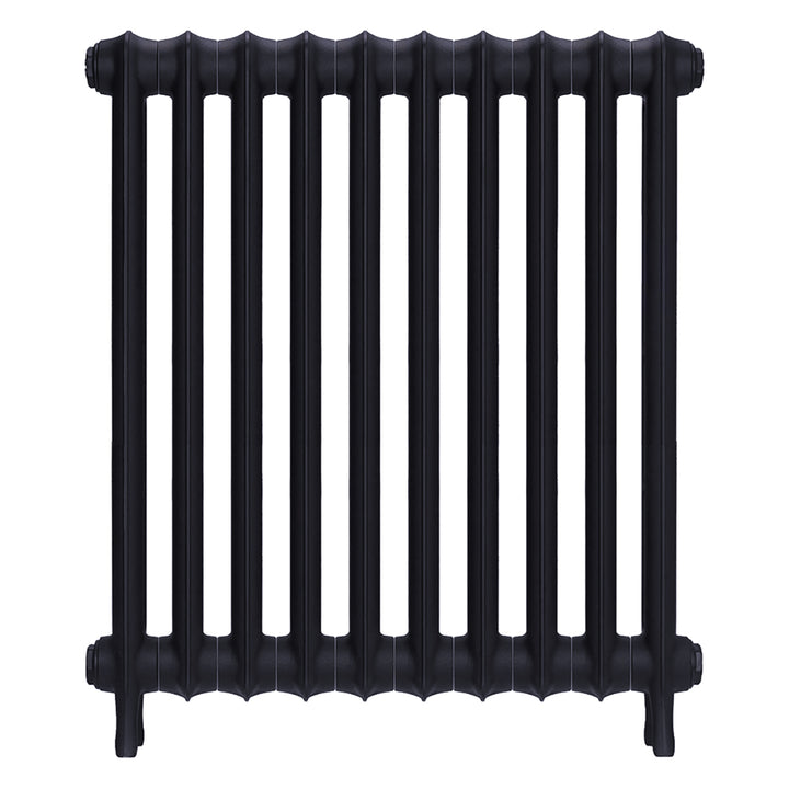Emmeline I - Astral Grey Mid Cast Iron Column Radiator H807mm x W695mm 1 Column - Wall Hung