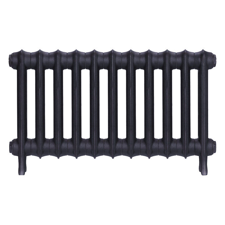 Emmeline I - Astral Grey Mid Cast Iron Column Radiator H407mm x W762mm 1 Column - Wall Hung