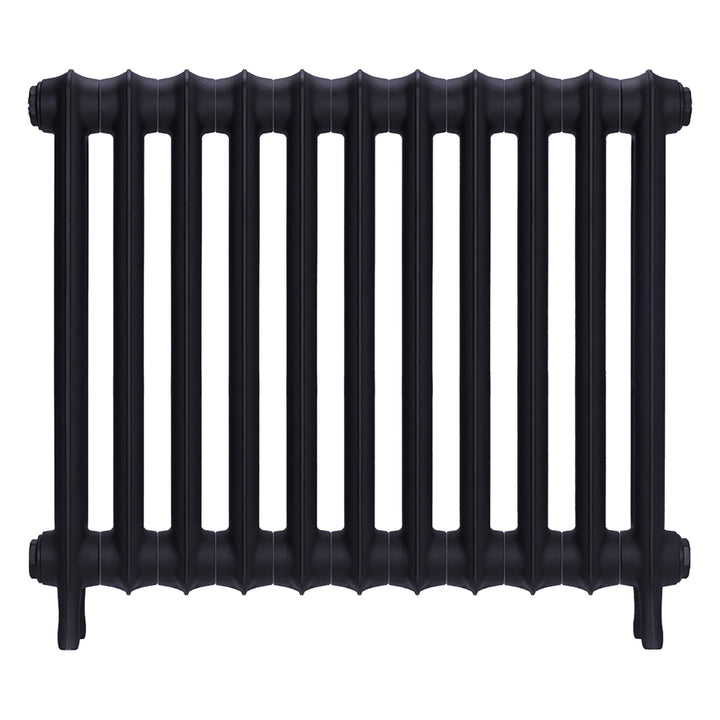 Emmeline I - Astral Grey Mid Cast Iron Column Radiator H607mm x W762mm 1 Column - Wall Hung