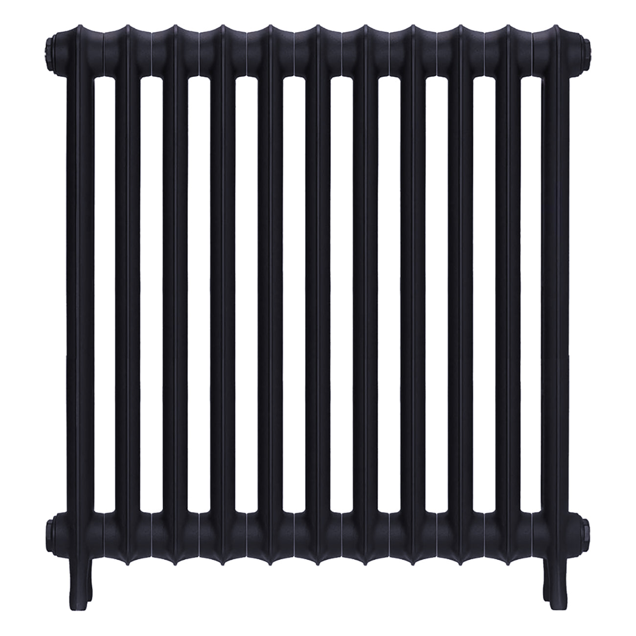 Emmeline I - Astral Grey Mid Cast Iron Column Radiator H807mm x W762mm 1 Column - Wall Hung