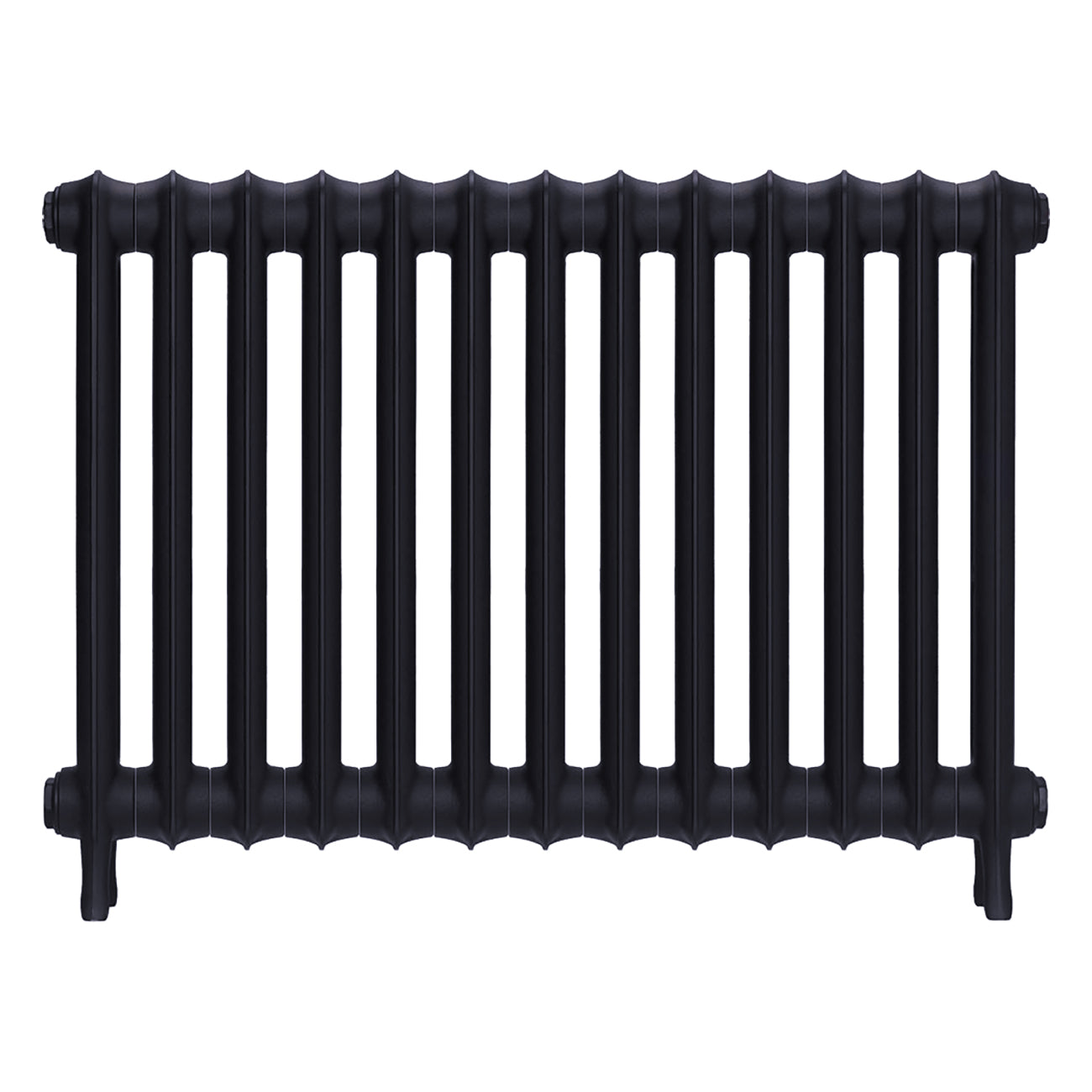 Emmeline I - Astral Grey Mid Cast Iron Column Radiator H607mm x W895mm 1 Column - Wall Hung