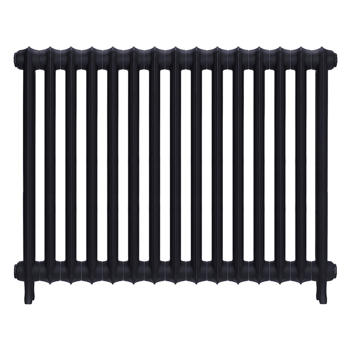 Emmeline I - Astral Grey Mid Cast Iron Column Radiator H807mm x W1028mm 1 Column - Wall Hung
