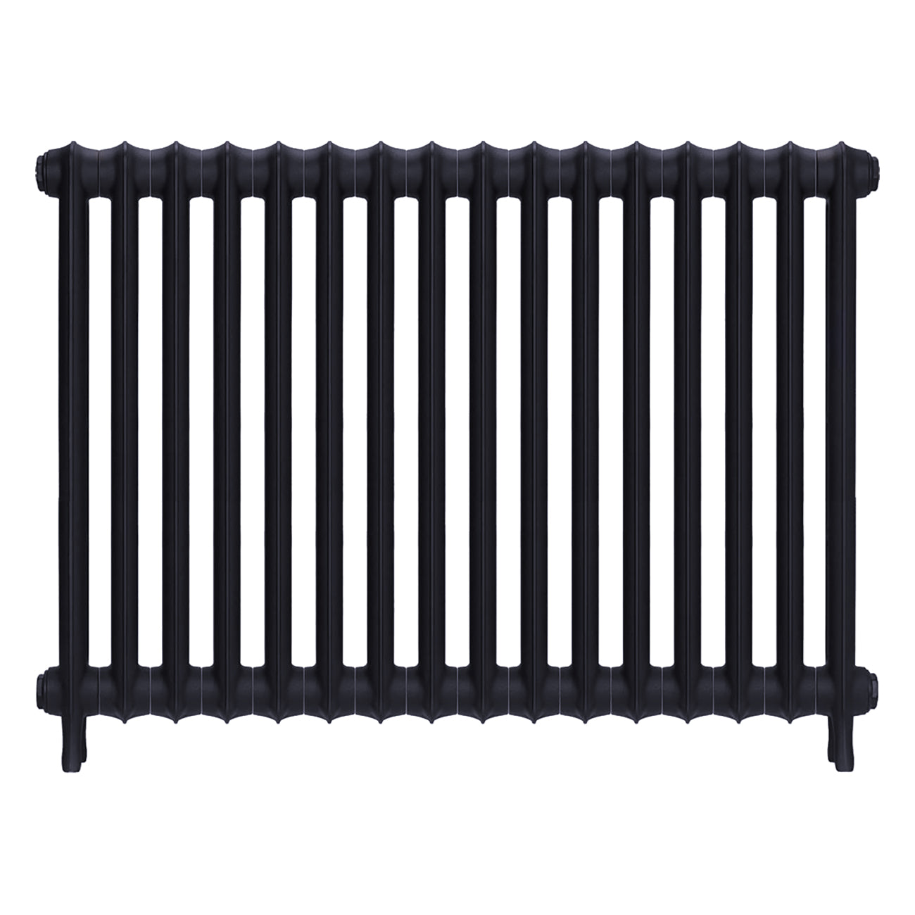 Emmeline I - Astral Grey Mid Cast Iron Column Radiator H807mm x W1094mm 1 Column - Wall Hung