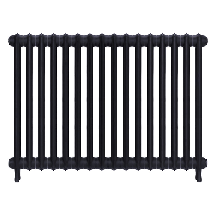 Emmeline I - Astral Grey Mid Cast Iron Column Radiator H807mm x W1094mm 1 Column - Wall Hung
