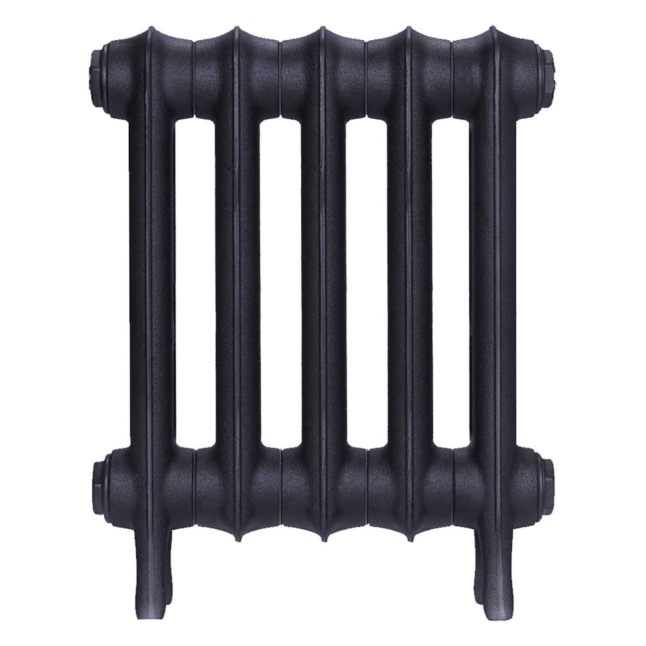 Emmeline I - Astral Grey Mid Cast Iron Column Radiator H407mm x W363mm 1 Column - Wall Hung