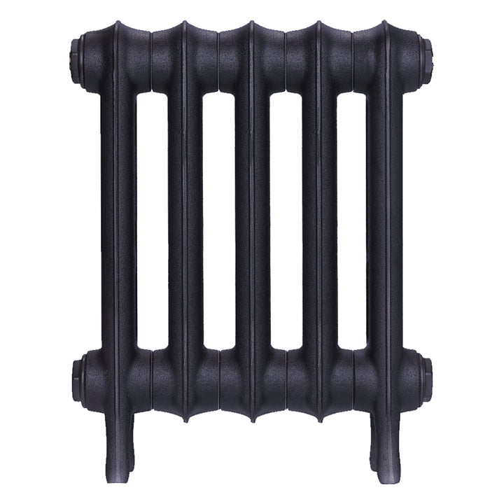Emmeline I - Astral Grey Mid Cast Iron Column Radiator H407mm x W363mm 1 Column - Wall Hung