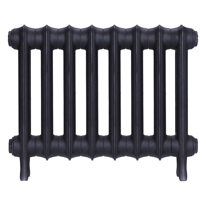 Emmeline I - Astral Grey Mid Cast Iron Column Radiator H407mm x W562mm 1 Column - Wall Hung