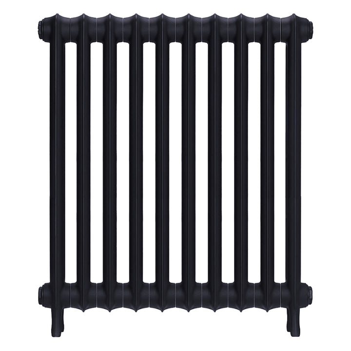 Emmeline II - Astral Grey Mid Cast Iron Column Radiator H813mm x W695mm 2 Column - Wall Hung