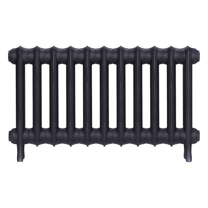 Emmeline II - Astral Grey Mid Cast Iron Column Radiator H413mm x W762mm 2 Column - Wall Hung