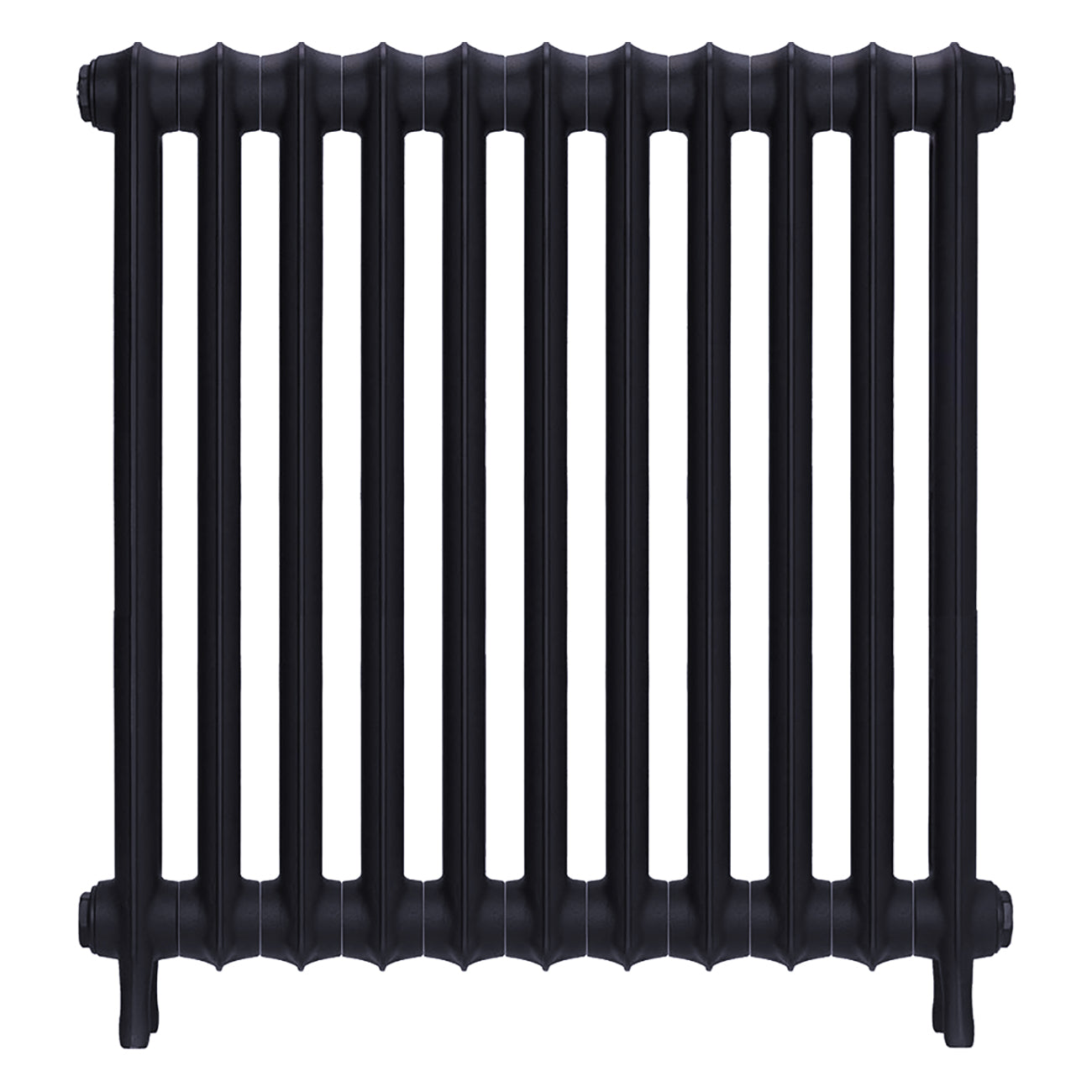 Emmeline II - Astral Grey Mid Cast Iron Column Radiator H813mm x W762mm 2 Column - Wall Hung