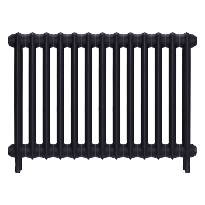 Emmeline II - Astral Grey Mid Cast Iron Column Radiator H613mm x W895mm 2 Column - Wall Hung