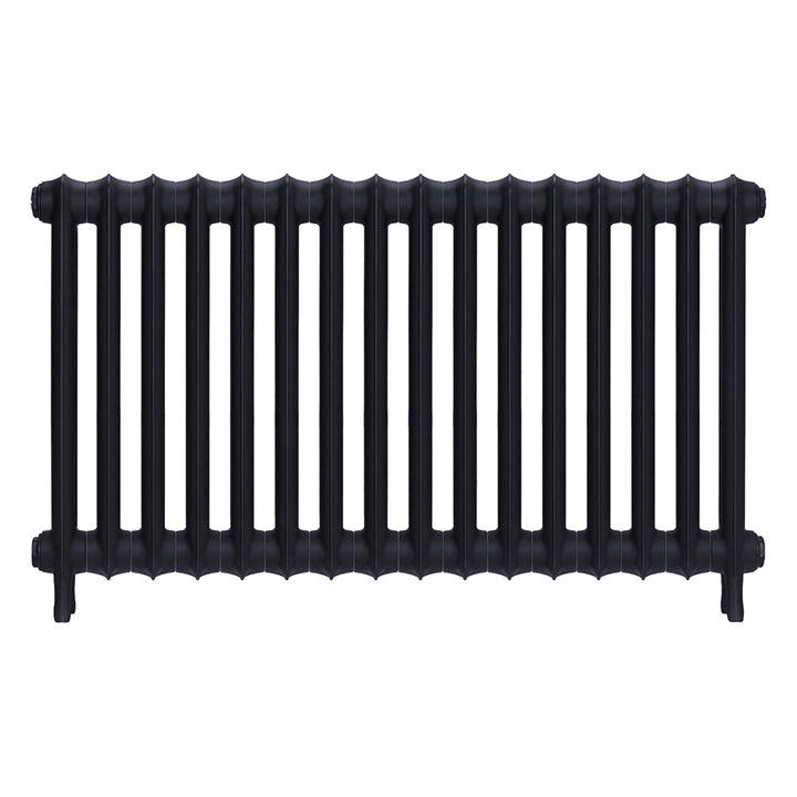 Emmeline II - Astral Grey Mid Cast Iron Column Radiator H613mm x W1094mm 2 Column - Wall Hung