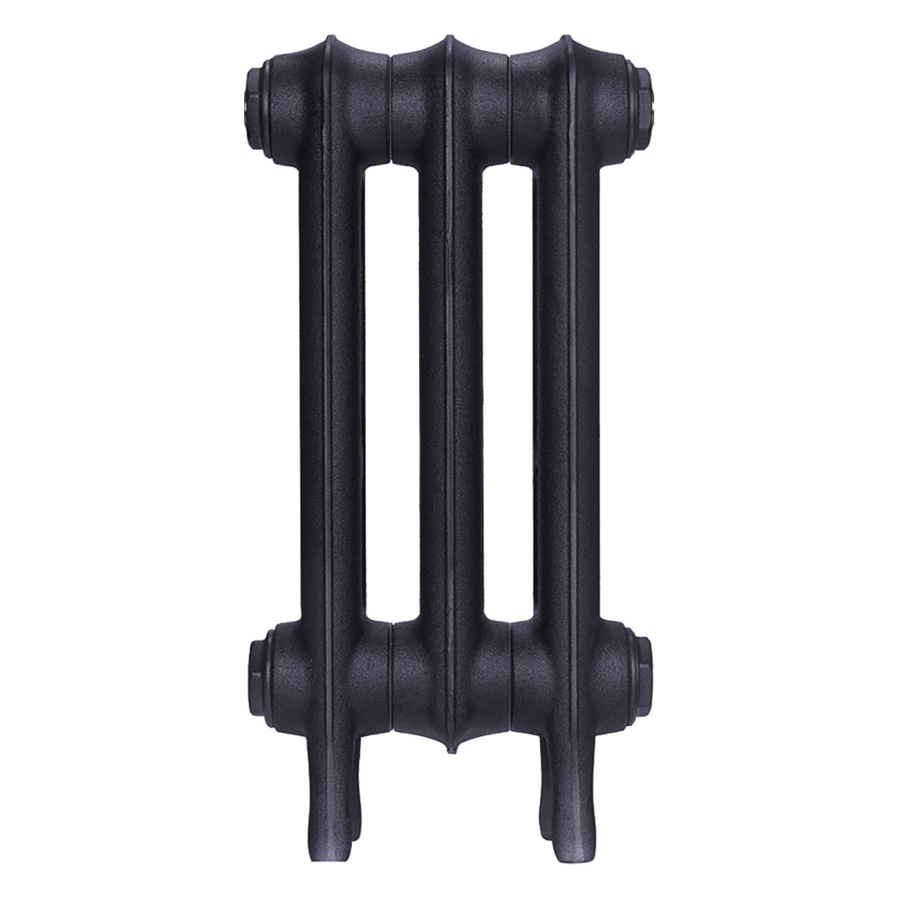 Emmeline II - Astral Grey Mid Cast Iron Column Radiator H413mm x W230mm 2 Column - Wall Hung