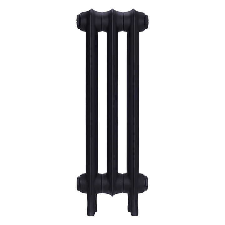 Emmeline II - Astral Grey Mid Cast Iron Column Radiator H613mm x W230mm 2 Column - Wall Hung