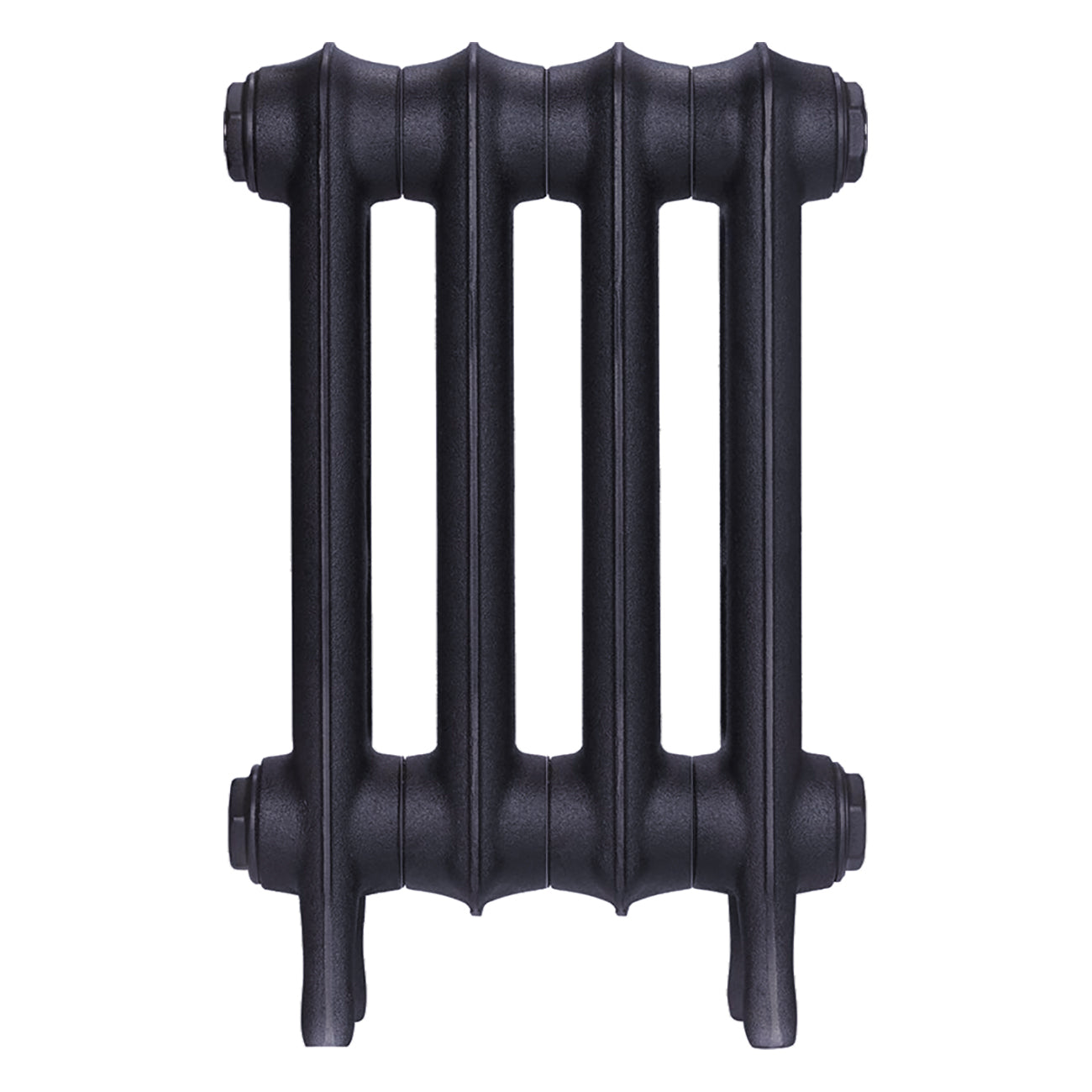 Emmeline II - Astral Grey Mid Cast Iron Column Radiator H413mm x W296mm 2 Column - Wall Hung