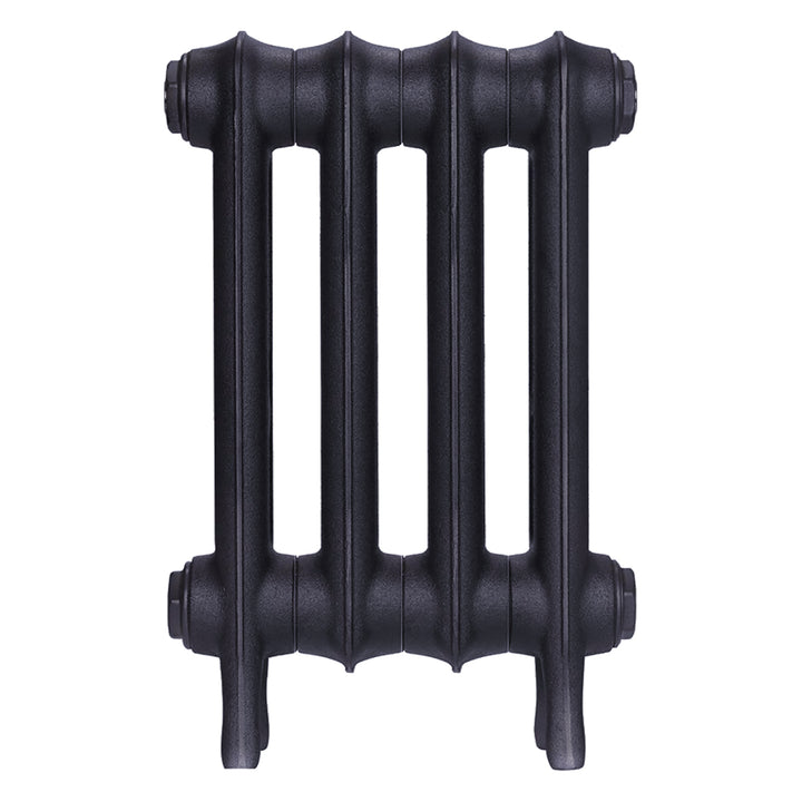 Emmeline II - Astral Grey Mid Cast Iron Column Radiator H413mm x W296mm 2 Column - Wall Hung