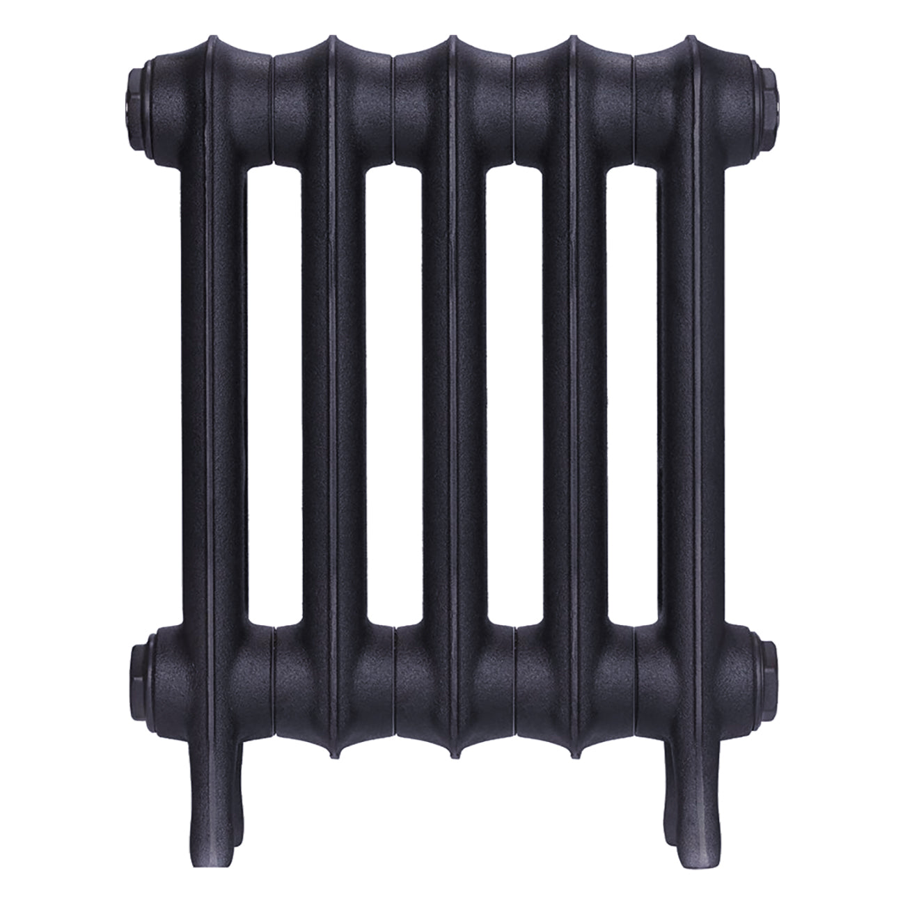 Emmeline II - Astral Grey Mid Cast Iron Column Radiator H413mm x W363mm 2 Column - Wall Hung