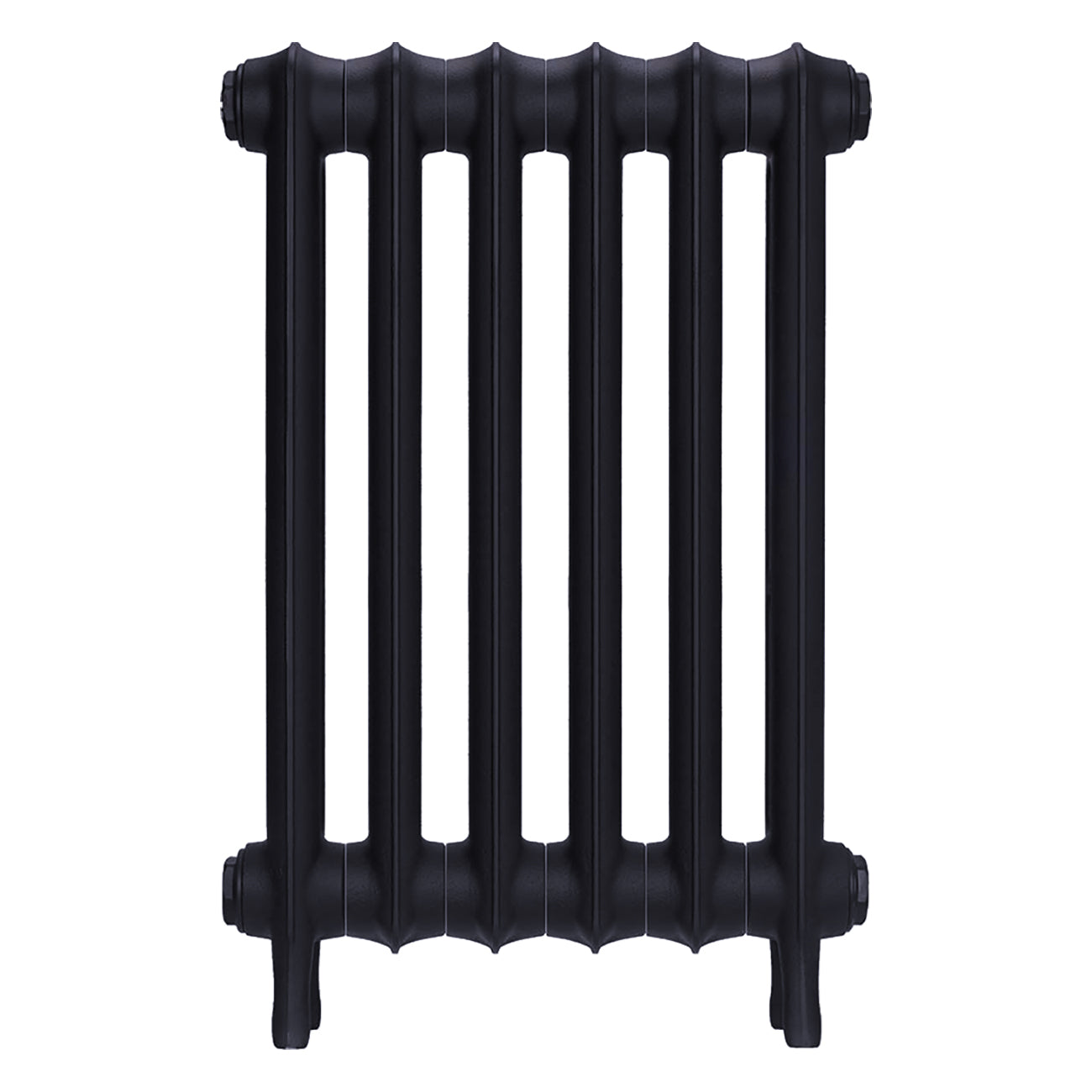 Emmeline II - Astral Grey Mid Cast Iron Column Radiator H613mm x W429mm 2 Column - Wall Hung