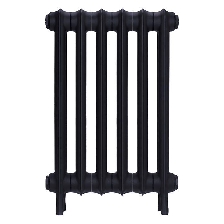 Emmeline II - Astral Grey Mid Cast Iron Column Radiator H613mm x W429mm 2 Column - Wall Hung