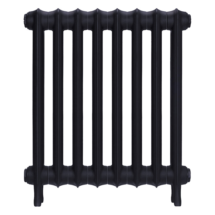 Emmeline II - Astral Grey Mid Cast Iron Column Radiator H613mm x W562mm 2 Column - Wall Hung