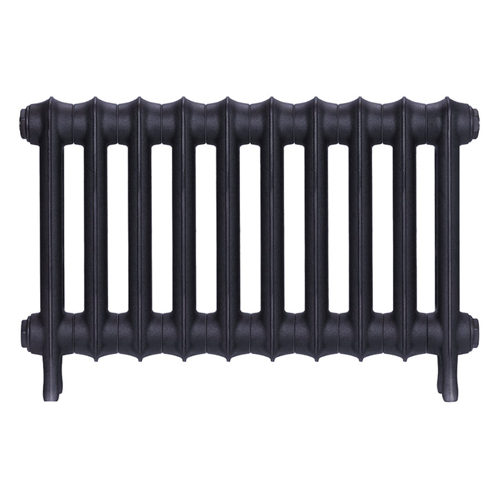 Emmeline III - Astral Grey Mid Cast Iron Column Radiator H416mm x W695mm 3 Column - Wall Hung